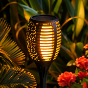 Solar Flame LED Garden Light