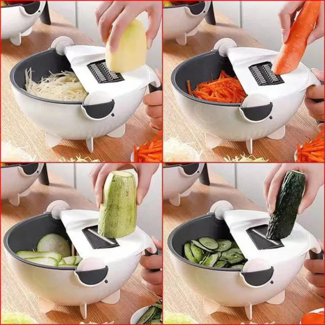 Wet Basket Vegetable Cutter & Strainer